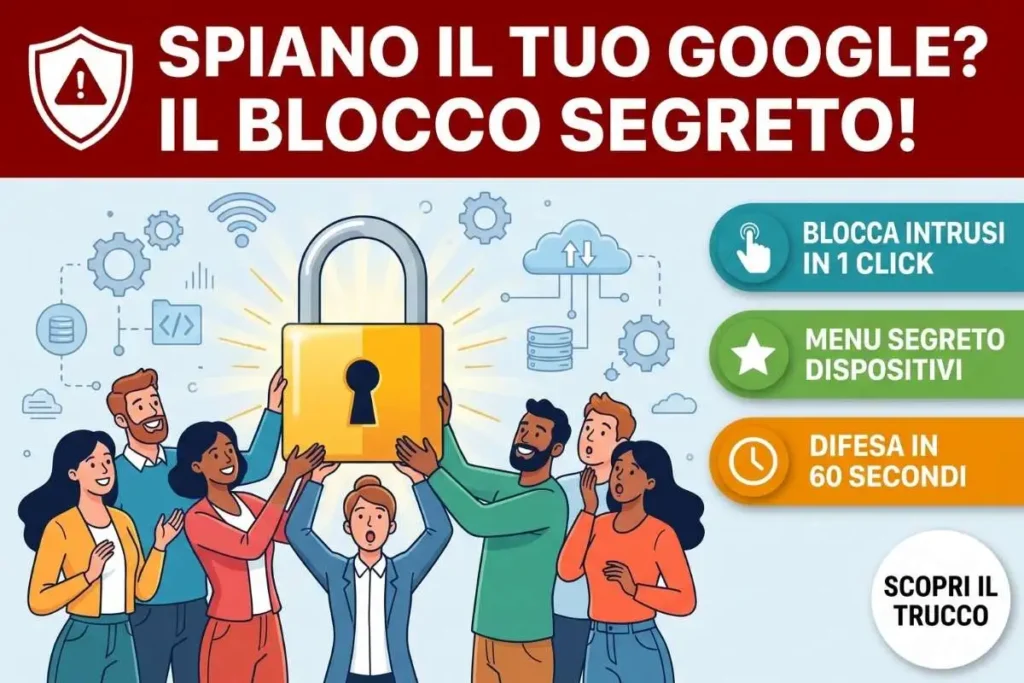 Disconnettere dispositivi sconosciuti account Google sicurezza cloud la procedura per proteggere i tuoi file
