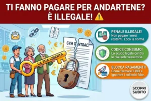 Disdire la palestra in anticipo: la clausola penale illegale che quasi tutti i contratti in Italia nascondono
