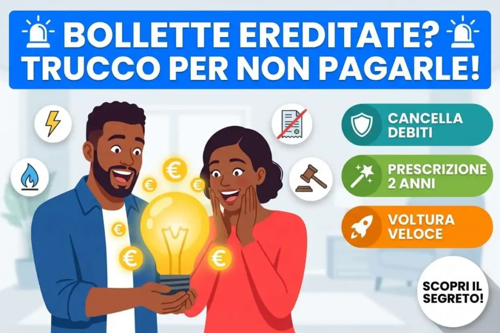 Erediti una vecchia casa Come volturare luce e gas in un attimo senza pagare i debiti del defunto