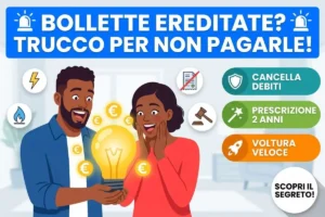 Erediti una vecchia casa? Come volturare luce e gas in un attimo senza pagare i debiti del defunto