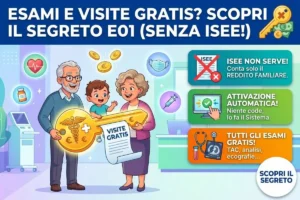 Esenzione ticket sanitario E01: i nuovi limiti ISEE per fare visite mediche ed esami gratis