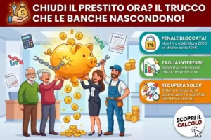 Estinzione anticipata prestito personale penale massima 1%: il calcolo da fare per capire se ti conviene davvero