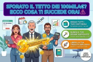 Fatturato forfettario soglia 100mila euro 2026: cosa succede esattamente il mese in cui sfori il limite