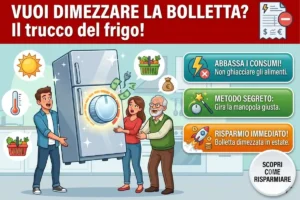 Frigorifero che consuma uno sproposito: la manopola interna da girare d’estate per dimezzare la bolletta della luce