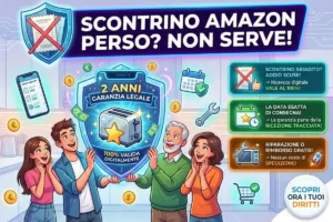 Garanzia legale 2 anni elettrodomestici amazon: perché non ti serve lo scontrino cartaceo per chiedere la riparazione