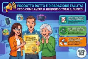 Garanzia legale riparazione bene non conforme: come richiedere la risoluzione del contratto se il prodotto è sempre rotto