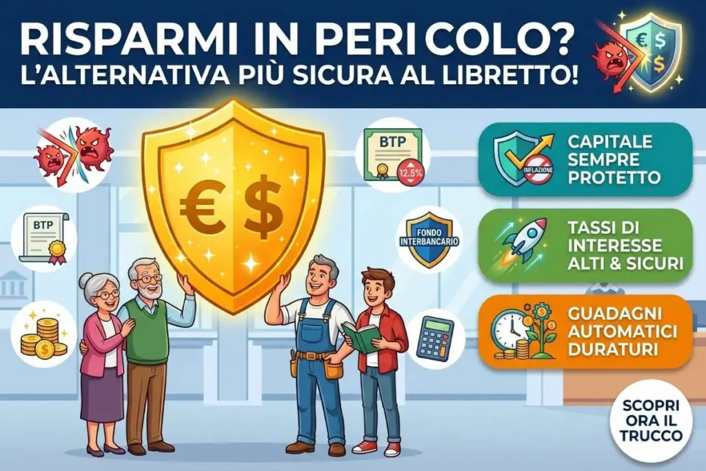 Investire 5000 euro oggi l'alternativa più sicura al libretto postale per proteggere i tuoi risparmi