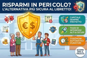 Investire 5000 euro oggi: l’alternativa più sicura al libretto postale per proteggere i tuoi risparmi