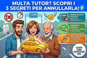 Multa tutor autostrada tolleranza 5% calcolo velocità media: la guida tecnica per capire se hanno sbagliato loro