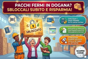 Pacchi bloccati alla dogana calcolo dazi: come pagare le spese postali per evitare che il pacco torni indietro