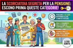 Pensione anticipata INPS lavori gravosi 2026: l’elenco aggiornato delle professioni che ti fanno uscire prima dal lavoro