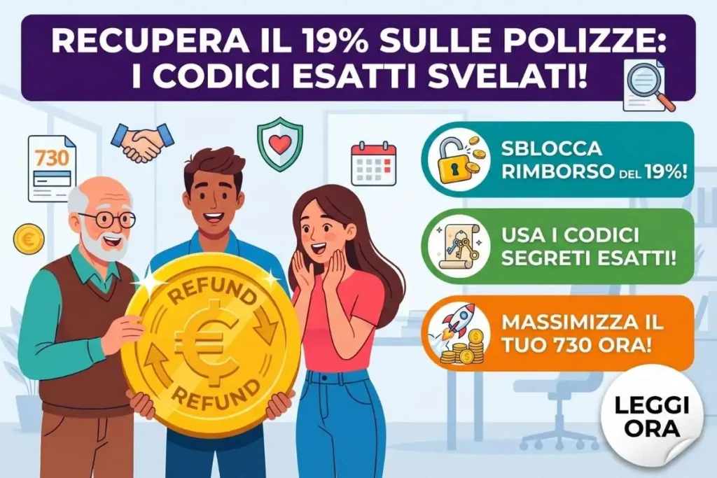 Polizza vita nel 7302026 l'indicazione esatta da mettere nel modulo per recuperare il 19% delle rate pagate