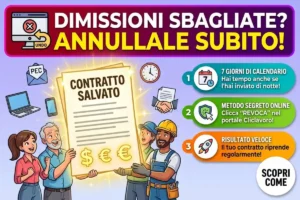Revoca dimissioni telematiche portale Cliclavoro 7 giorni: il modulo da mandare subito se hai sbagliato data