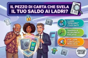 Ricevuta bancomat nel cestino della banca: ecco perché la polizia consiglia di non lasciarla mai lì