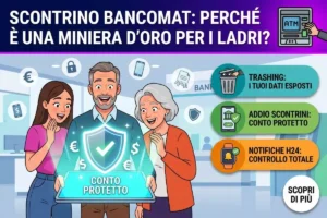 Ricevuta stampata del bancomat: l’avvertimento della polizia sul perché non devi MAI buttarla nel cestino della banca