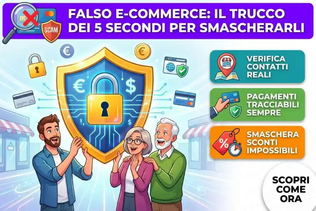 Riconoscere un negozio truffa in 5 secondi i 3 dettagli minimi che smascherano subito i finti e-commerce