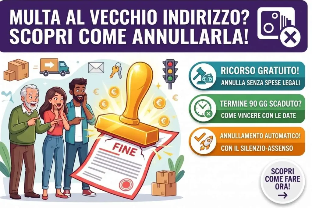 Ricorso multa Prefetto termini notifica verbale al nuovo indirizzo cosa fare se non sei più residente lì