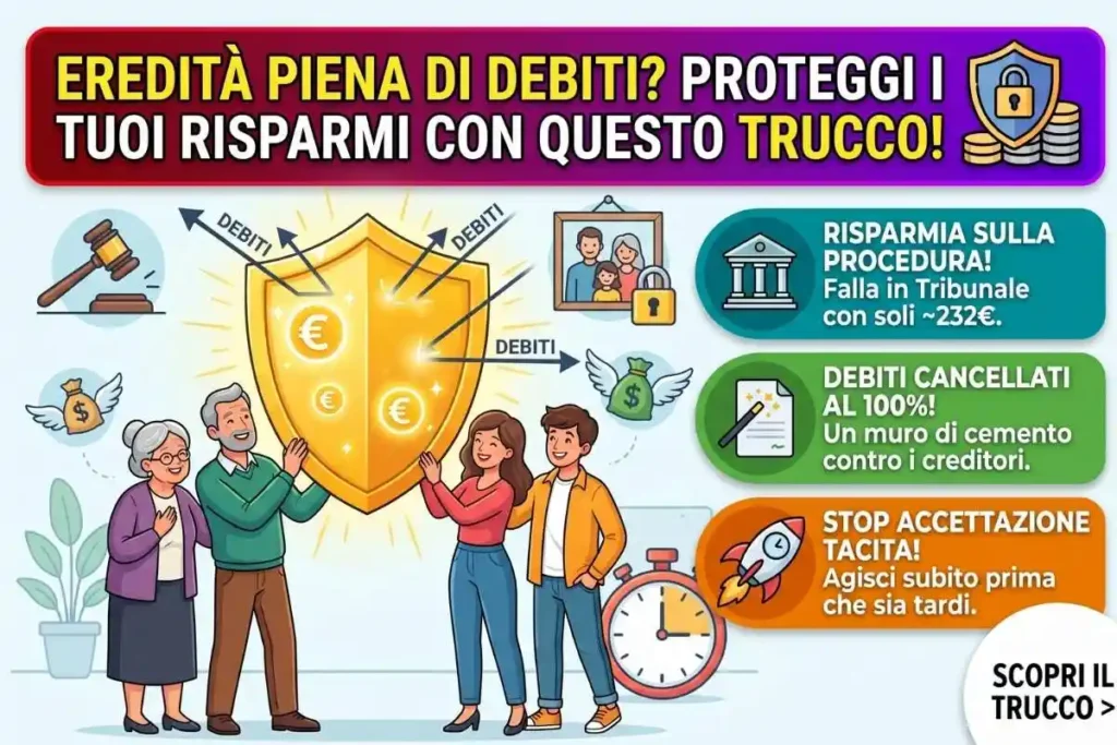 Rinuncia all'eredità per debiti la procedura da fare in tribunale prima che passino i 10 anni (e scatti l'accettazione)