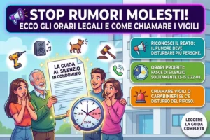 Rumori molesti dei vicini di casa: gli orari legali in cui puoi chiamare i vigili e farli smettere