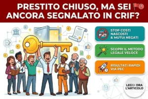 Segnalazione CRIF dati errati chiusura finanziamento: la richiesta di correzione da mandare via pec alla banca