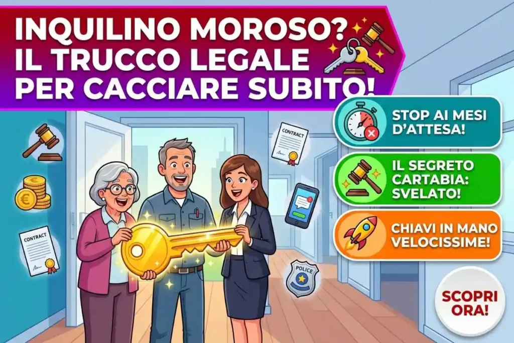 Sfratto esecutivo per inquilino moroso: i tempi reali nel 2026 (e la via legale per accelerare la pratica)