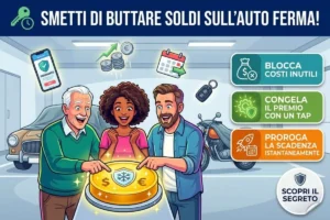 Sospendere l’assicurazione auto: il tasto online che ti fa risparmiare mesi interi di premio Rc Auto