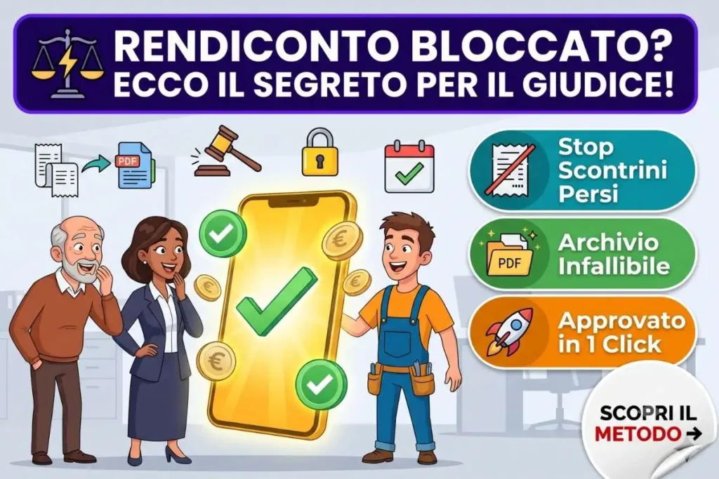 Amministratore di sostegno rendiconto annuale spese come conservare le fatture per il giudice tutelare