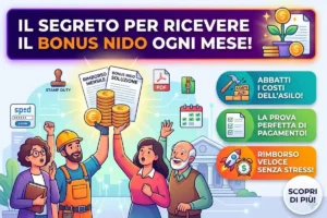 Bonus nido certificazione frequenza area riservata: come caricare la prova di avvenuto pagamento