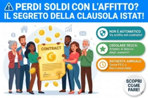 Contratto affitto inserimento clausola ISTAT: perché non devi scordarti l’adeguamento annuale