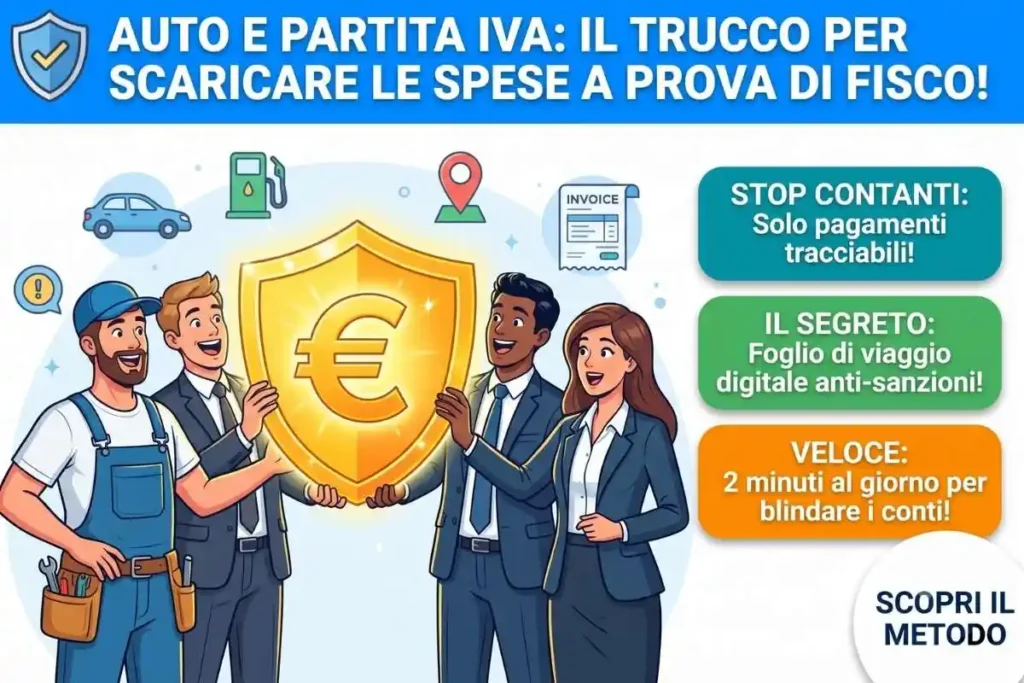 Deducibilità costi auto partita IVA foglio viaggio come compilare la scheda carburante professionale