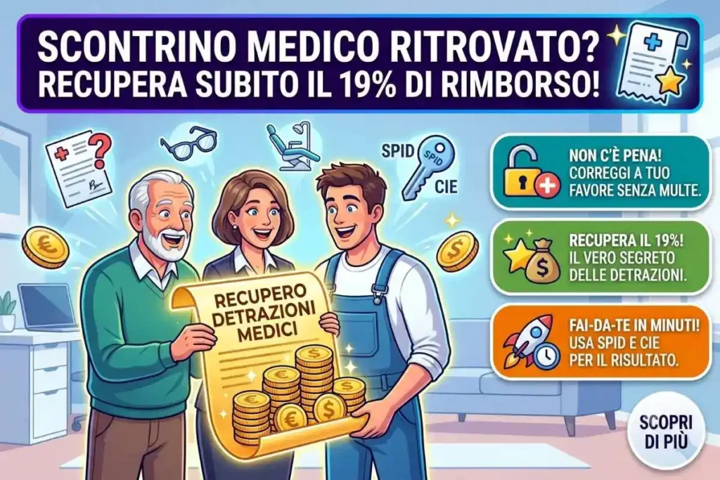 Dichiarazione integrativa spese mediche 2026 come inviare il modello per aggiungere detrazioni