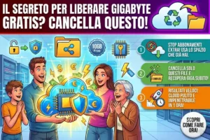 Eliminazione file condivisi cloud spazio memoria: come cambiare la password con una più sicura