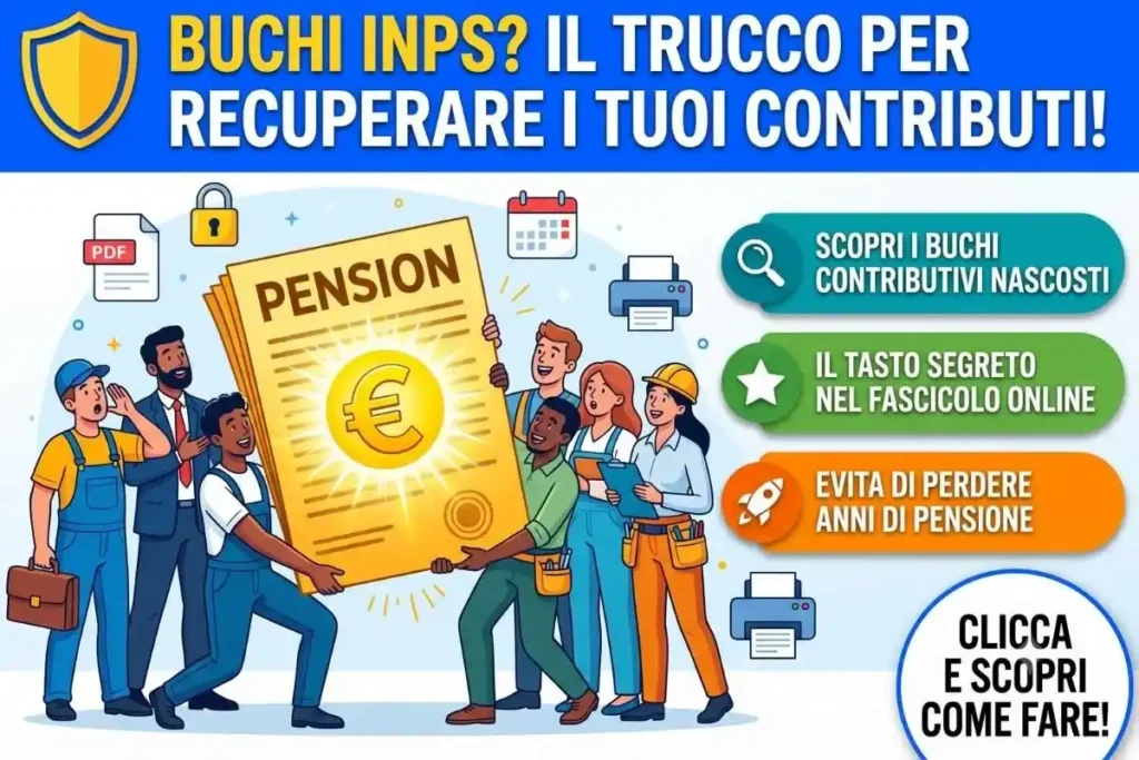 Estratto conto contributi INPS storia pagamenti come stampare il prospetto per la pensione