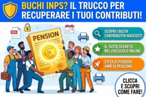 Estratto conto contributi INPS storia pagamenti: come stampare il prospetto per la pensione