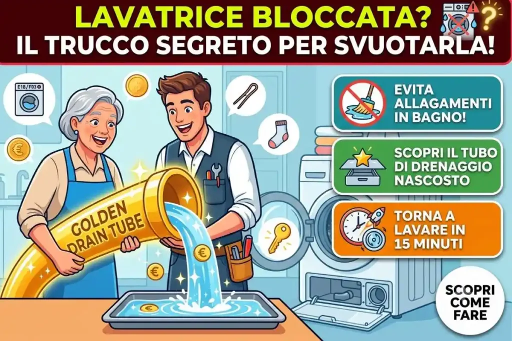 Filtro lavatrice oggetti estranei manutenzione come svuotare il tubo di drenaggio prima di aprirlo