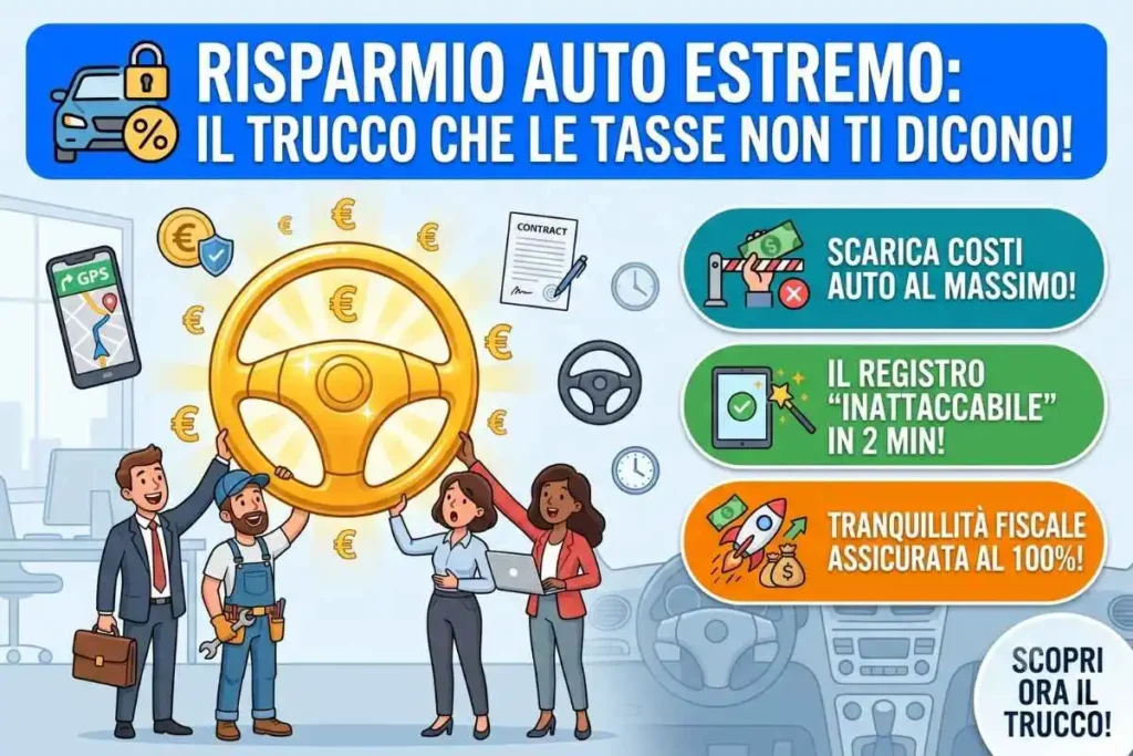 Foglio viaggio uso promiscuo auto deducibilità come compilare il registro per professionisti