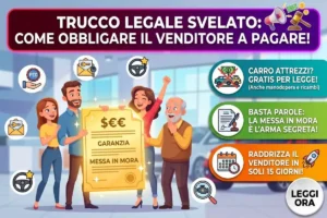 Garanzia legale messa in mora venditore guasto: come inviare il reclamo per auto pericolosa