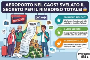 Indennizzo volo prove spesa allegato portale ENAC: come richiedere il rimborso per volo di ritorno