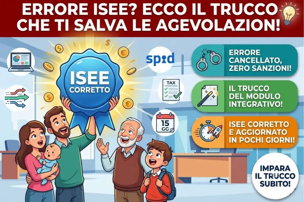 Integrazione dati finanziari modello DSU ISEE come correggere i dati patrimoniali inseriti