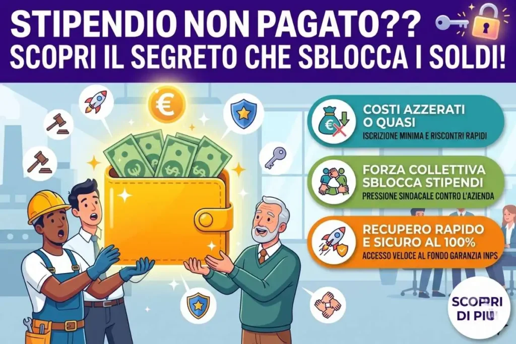Recupero stipendio decreto ingiuntivo tribunale avvocato quando conviene passare ai sindacati