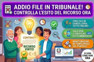 Ricorso multa Giudice di Pace telematico: come controllare l’esito presso la cancelleria online