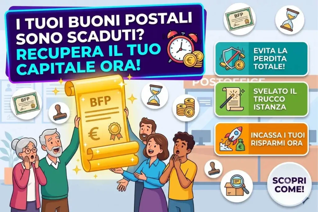 Rimborso buoni postali scaduti istanza postale come inviare la richiesta prima della prescrizione totale