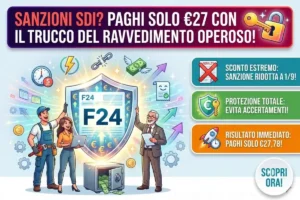 Sanzioni fatturazione elettronica correzione invio: come calcolare l’importo ridotto col ravvedimento operoso