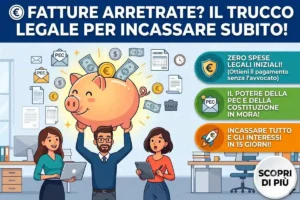 Sollecito pagamento prestazioni professionali scadenze: come inviare il sollecito via raccomandata