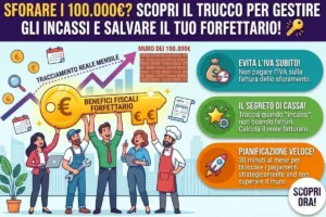 Verifica fatturato forfettario mensile registri: come tenere traccia dei ricavi per non sforare i 100mila